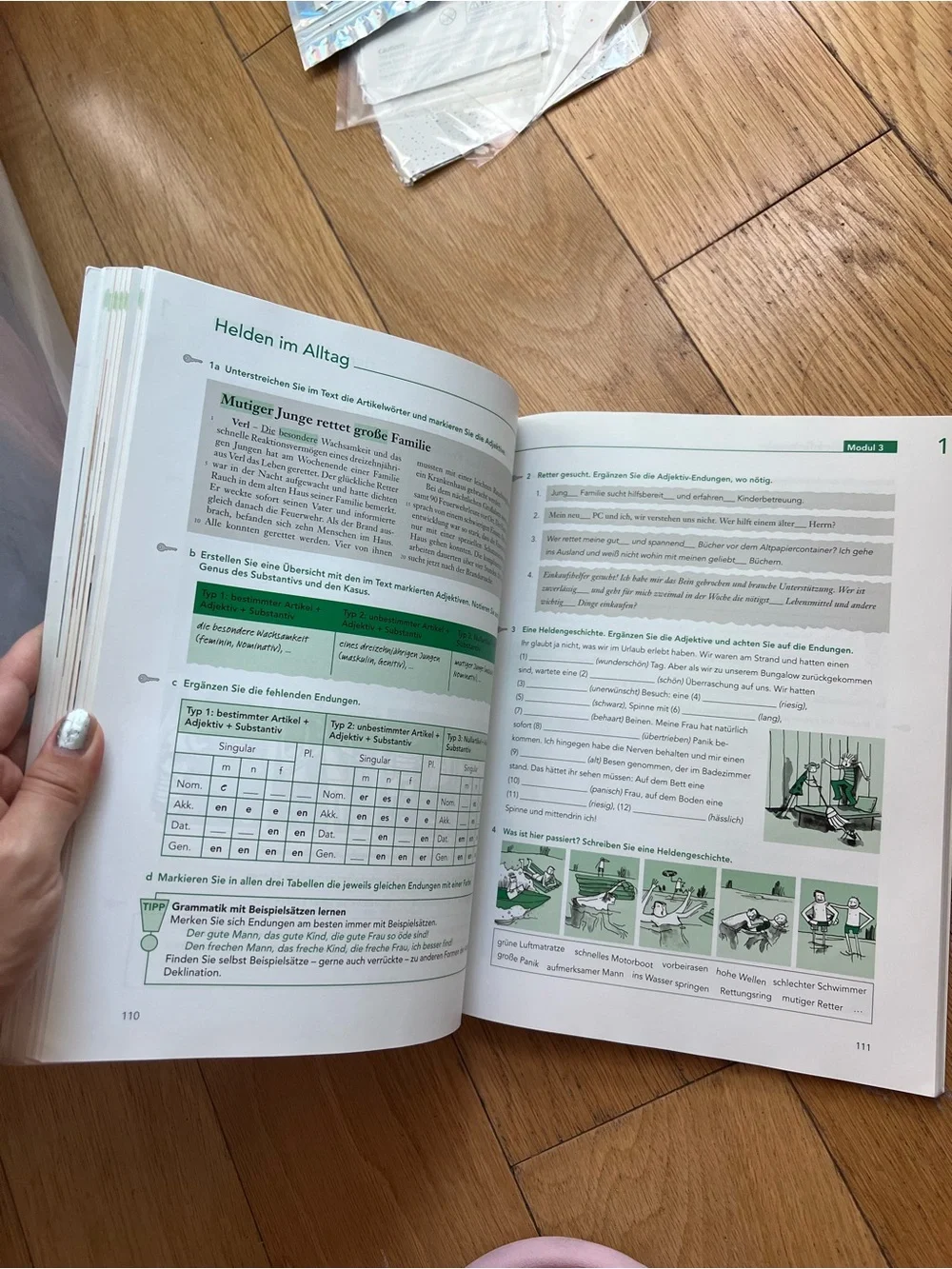 Aspekte Mittelstufe Deutsch Lehr- und Arbeitsbuch 1